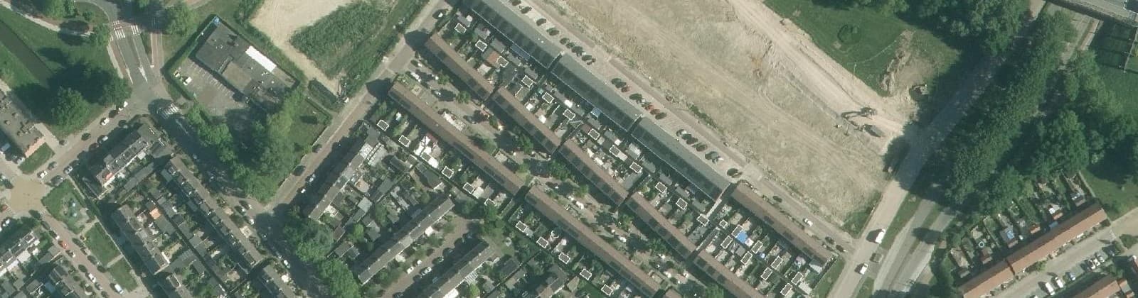 Luchtfoto van Koloniënbuurt