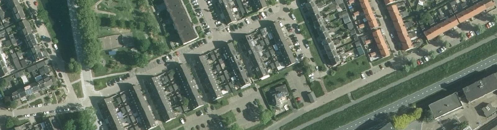 Luchtfoto van Dichtersbuurt-Midden