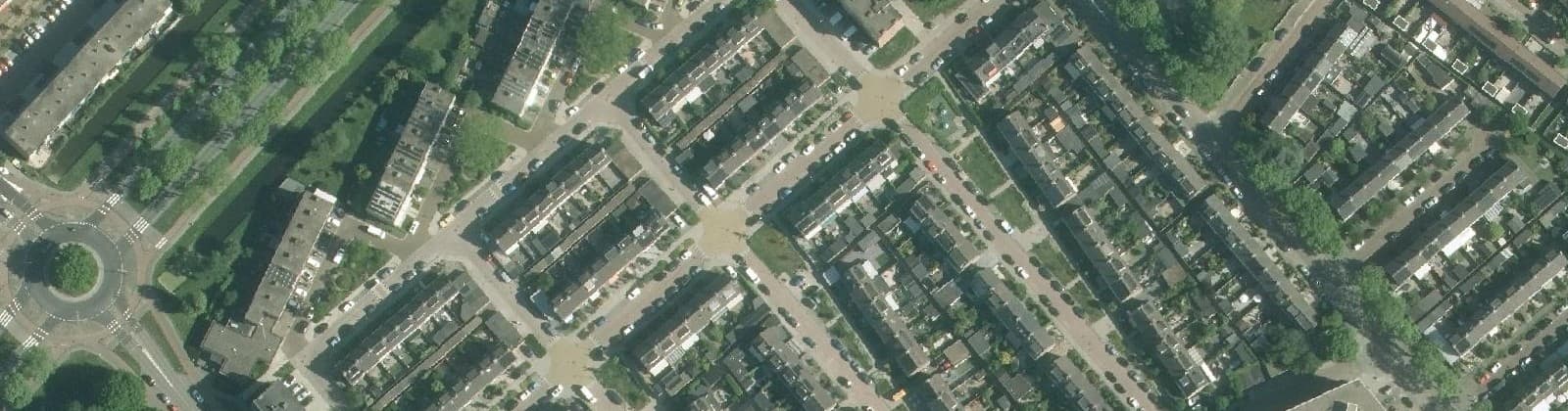 Luchtfoto van Zeeheldenbuurt