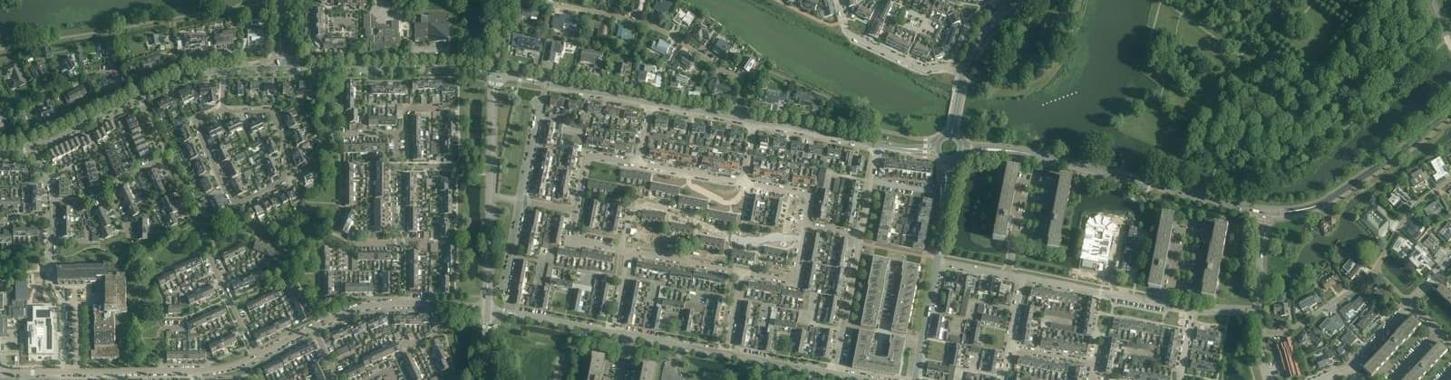 Luchtfoto van Vogelbuurt-West