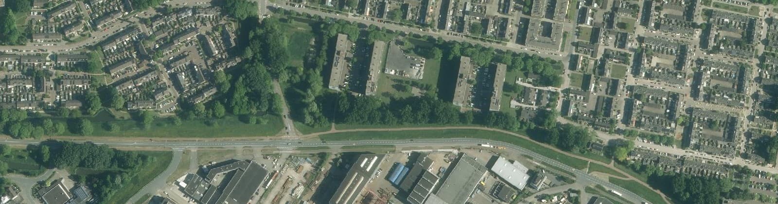 Luchtfoto van Leeuwerik- en Fazantplein