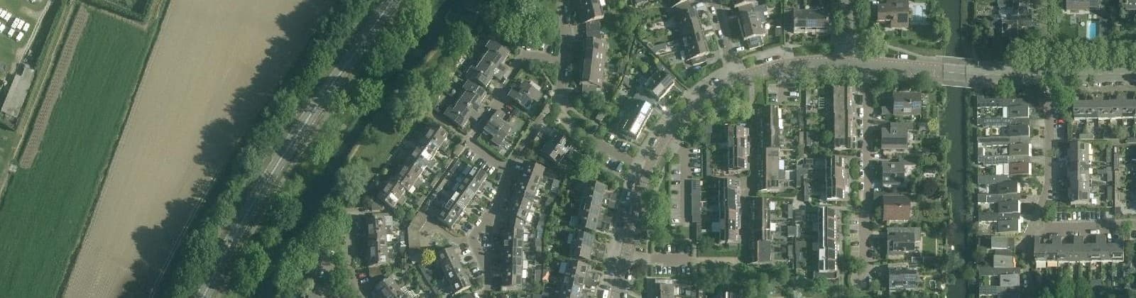 Luchtfoto van Hilverbeek en omgeving