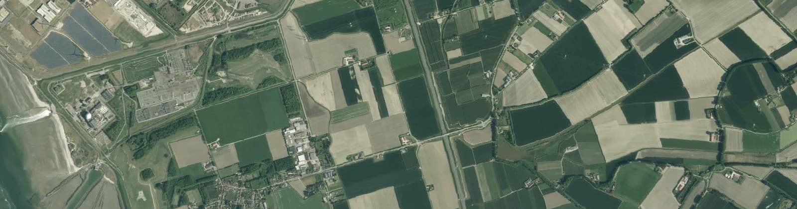 Luchtfoto van Buitengebied Borssele