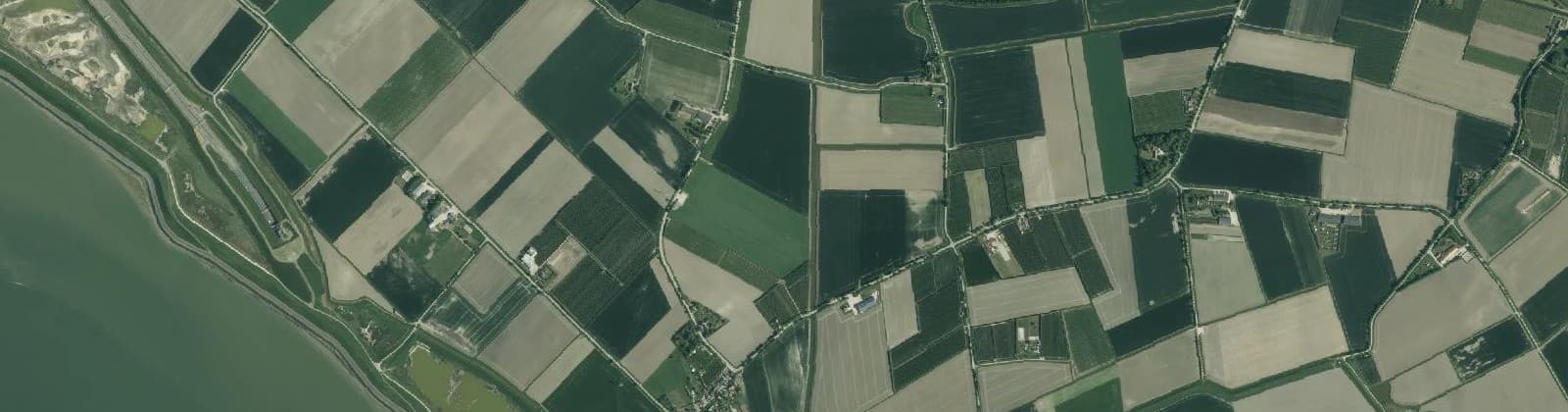 Luchtfoto van Buitengebied Ellewoutsdijk