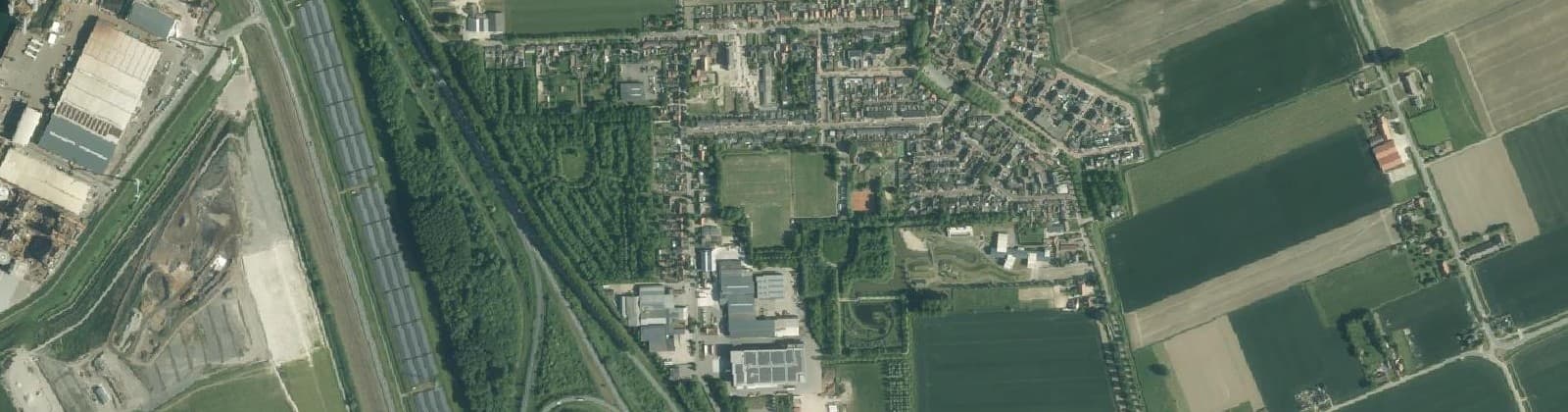 Luchtfoto van Kern Nieuwdorp