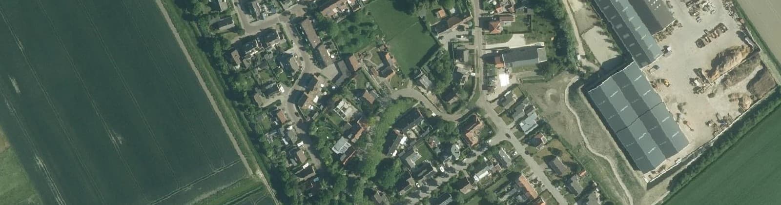 Luchtfoto van Kern 's-Heer Abtskerke