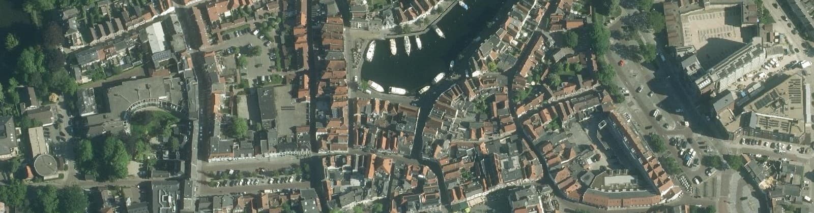 Luchtfoto van Goes-Centrum