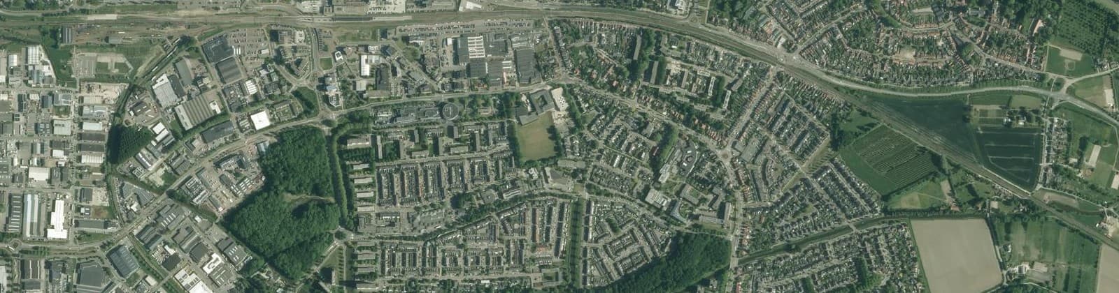 Luchtfoto van Goes-Zuid