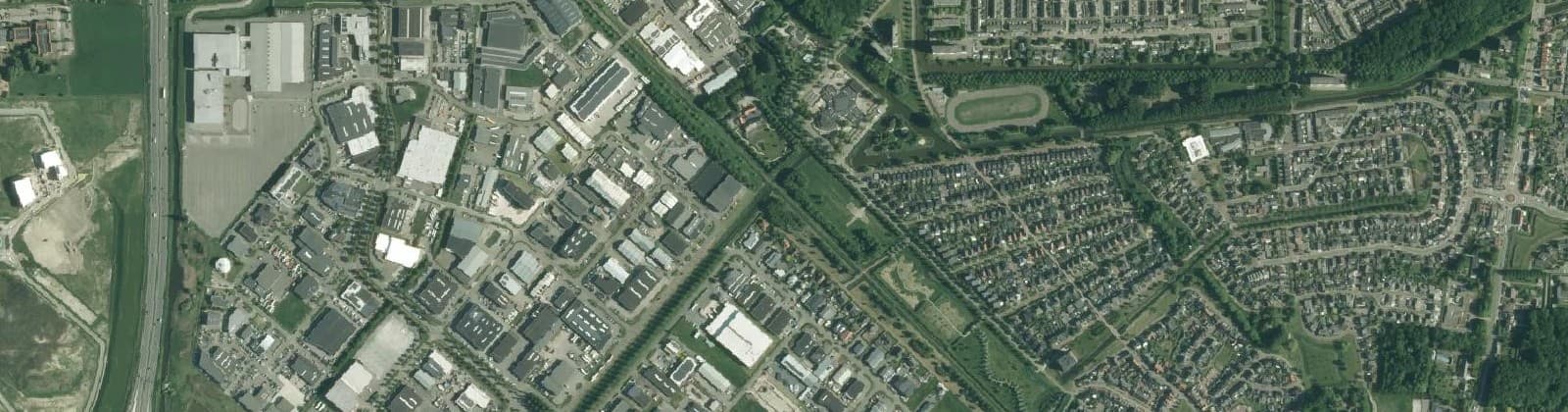 Luchtfoto van Industrieterrein De Poel