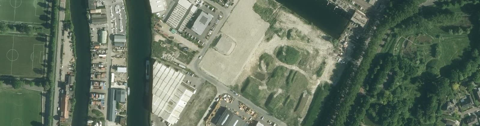 Luchtfoto van Industrieterrein Haven