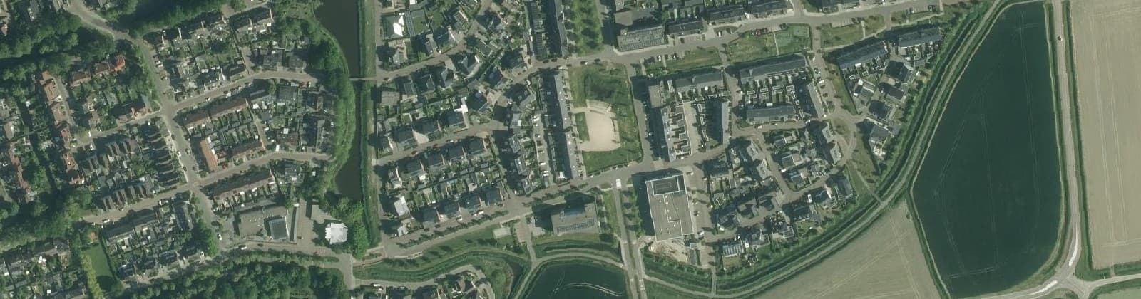 Luchtfoto van Mannee