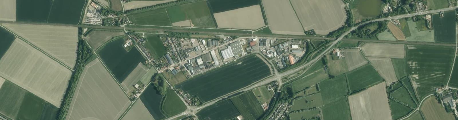 Luchtfoto van Eindewege