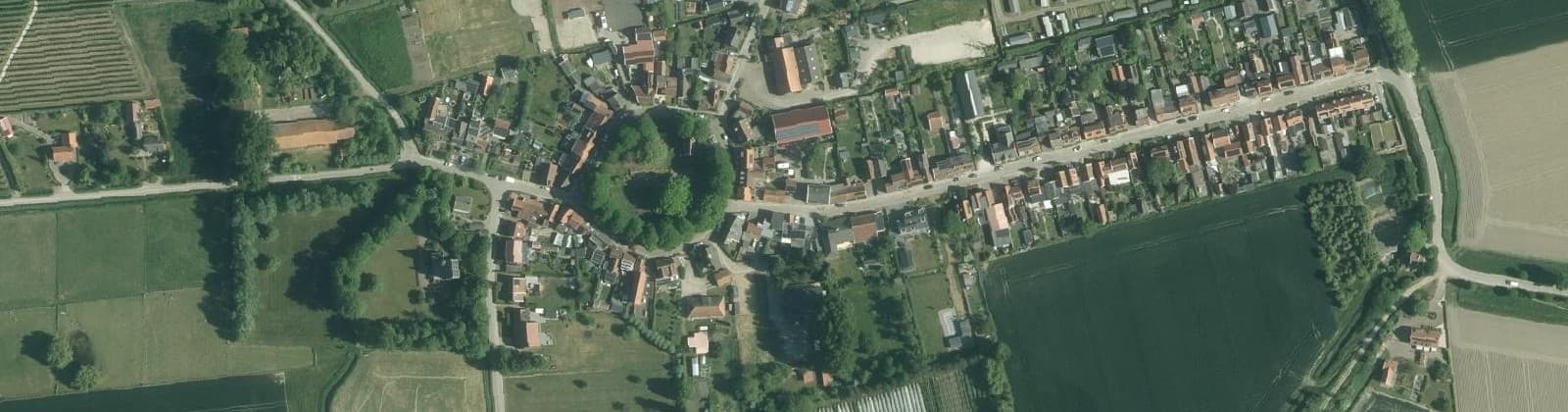 Luchtfoto van Oud-Sabbinge