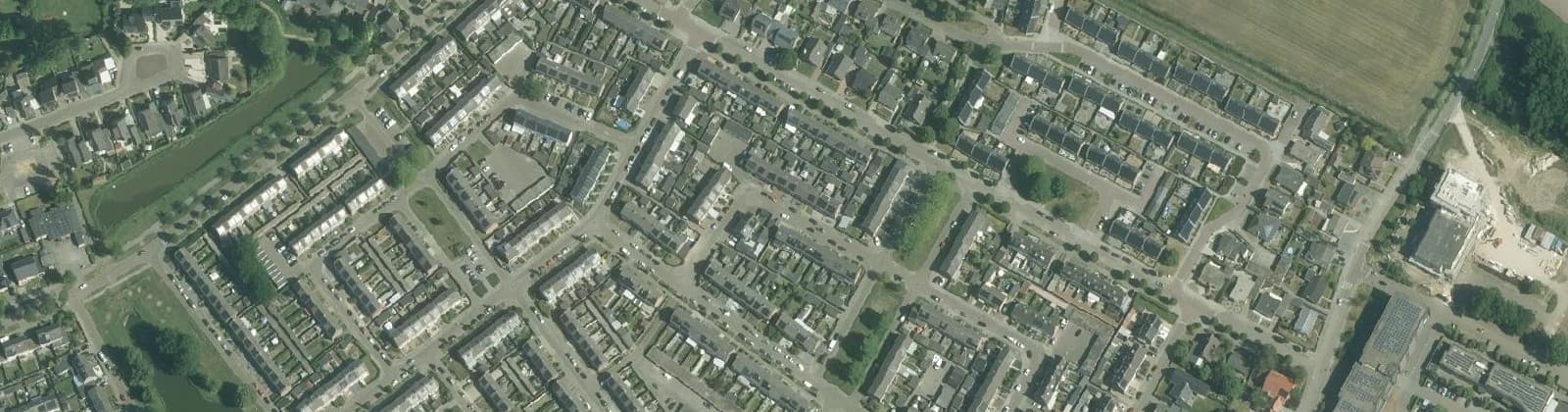 Luchtfoto van Dullaert