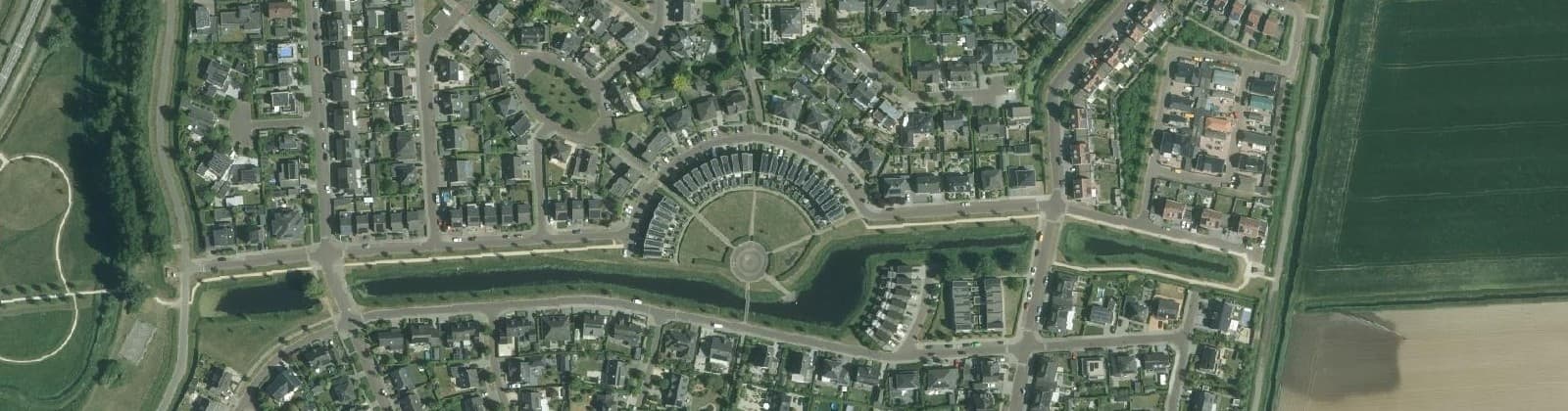 Luchtfoto van Groote Kreek