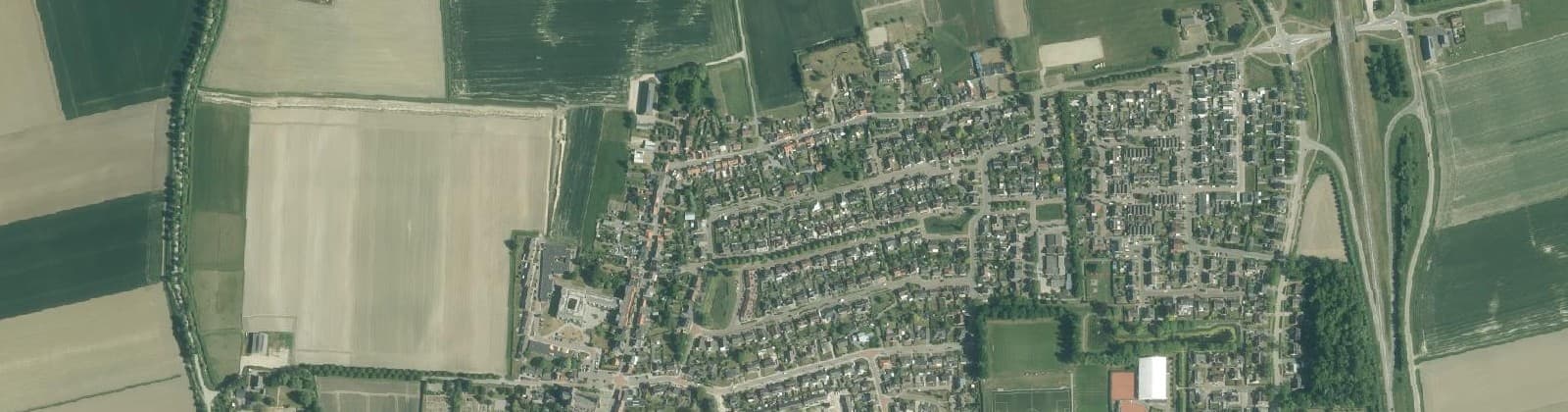 Luchtfoto van Groenendijk