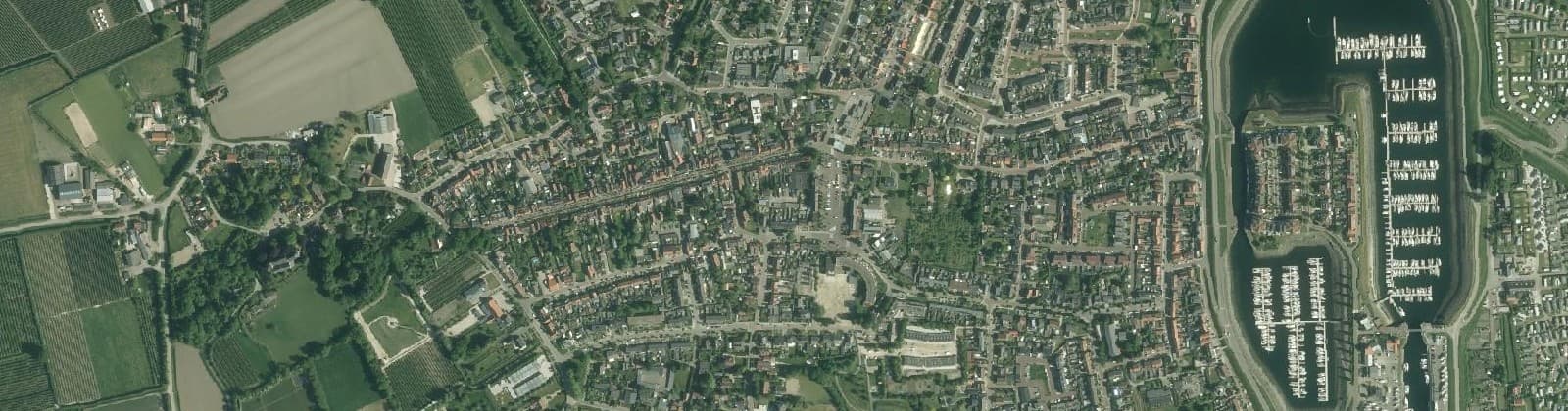 Luchtfoto van Wemeldinge