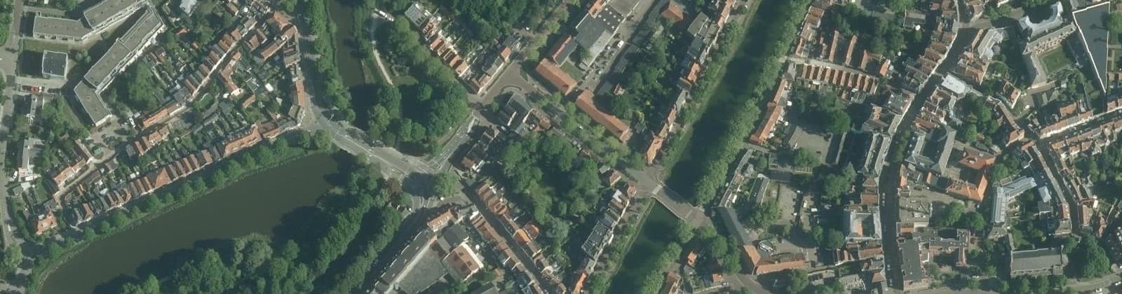 Luchtfoto van Stadhuis