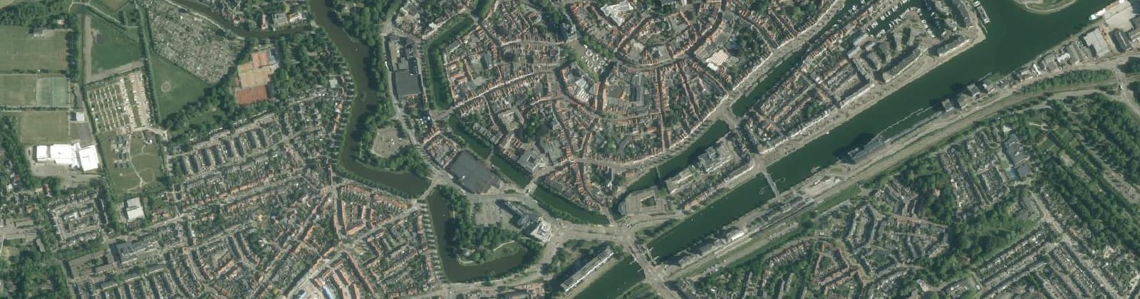 Luchtfoto van Markt