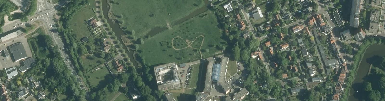 Luchtfoto van Seislaan