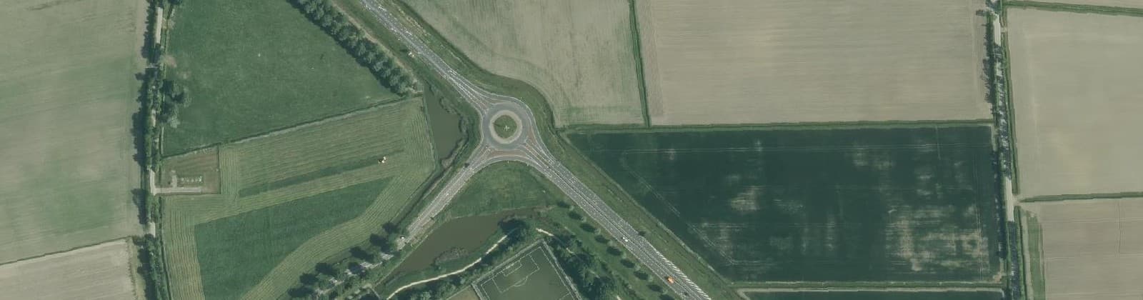 Luchtfoto van Nieuwenhove