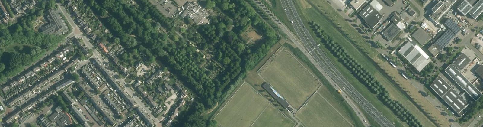 Luchtfoto van Kruitmolen
