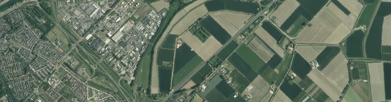 Luchtfoto van Nieuwlandsrust