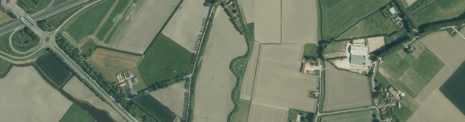 Luchtfoto van Mortierepolder