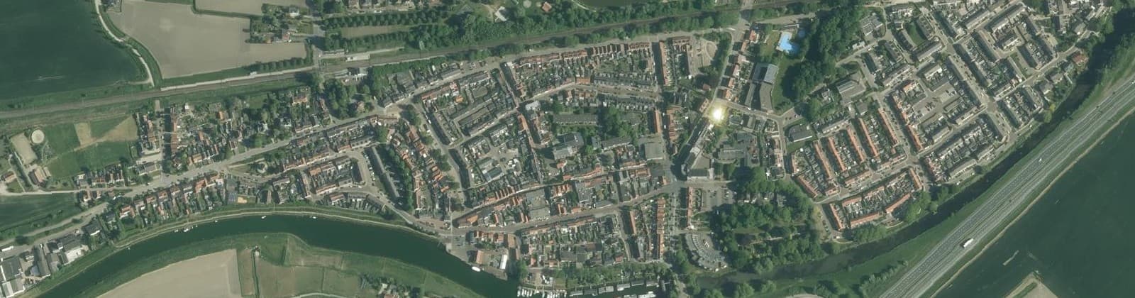 Luchtfoto van Dorp