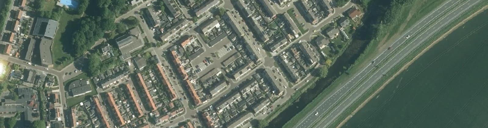 Luchtfoto van Poldertje