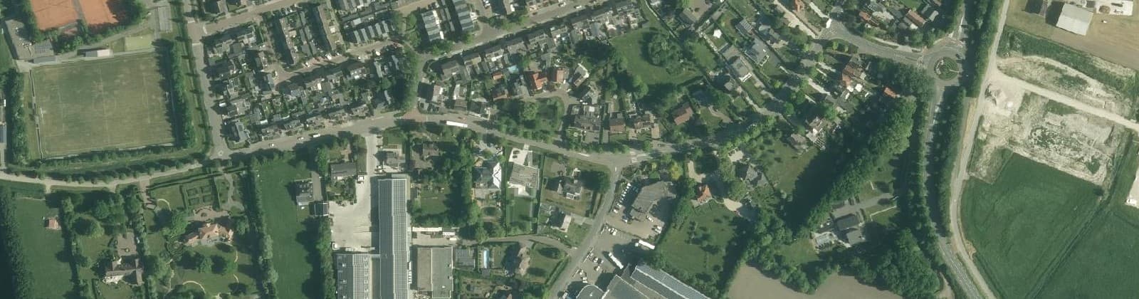 Luchtfoto van Yerseke - West