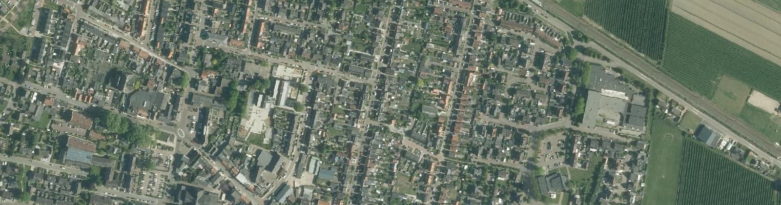 Luchtfoto van Krabbendijke - Kern