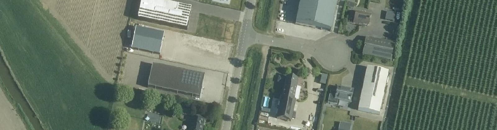 Luchtfoto van Krabbendijke - Zuidweg