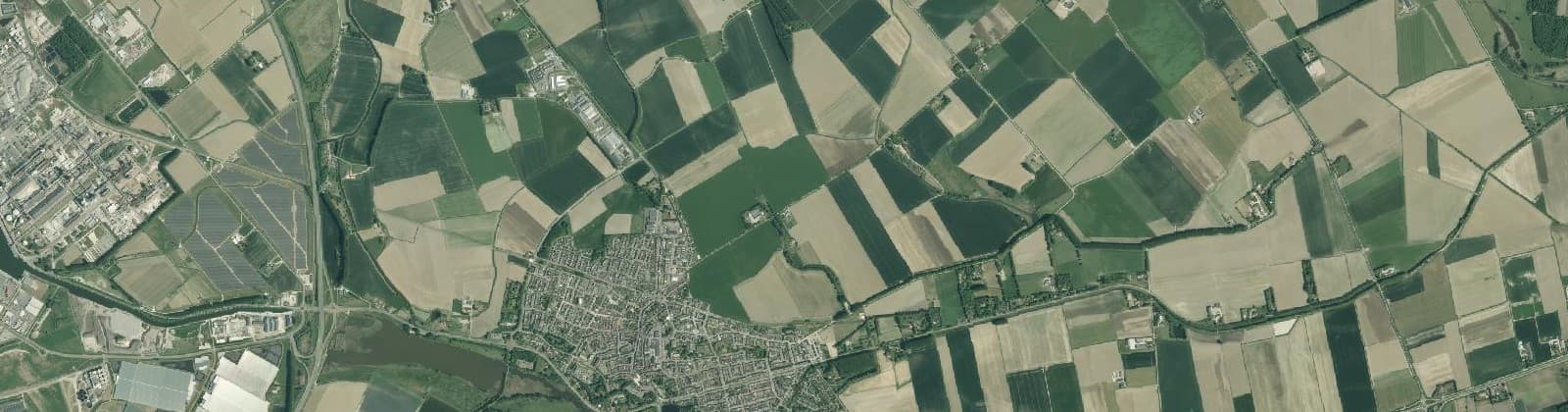 Luchtfoto van Buitengebied Axel