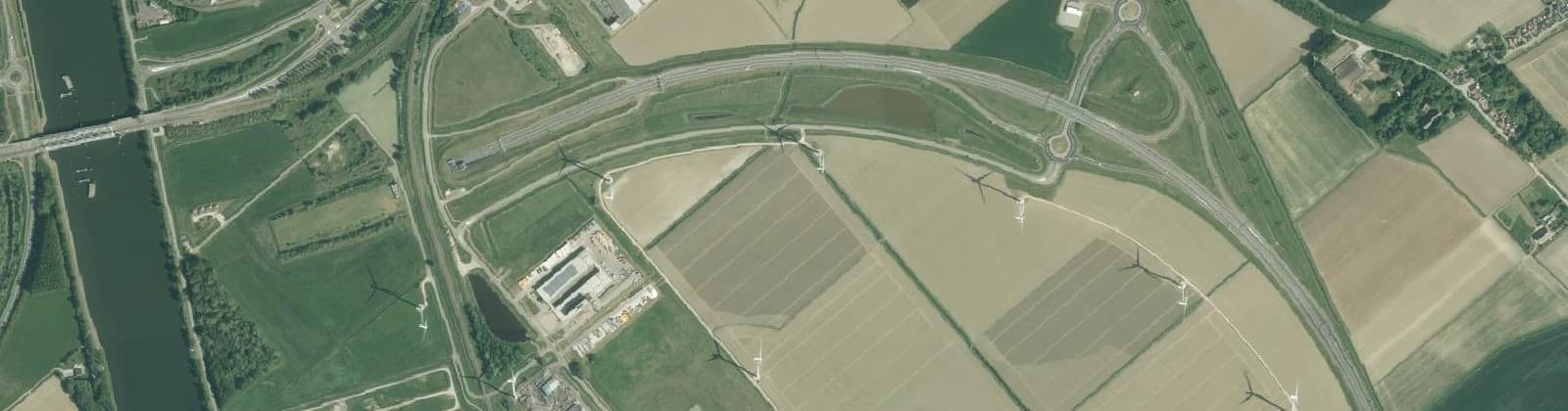 Luchtfoto van Zuidpoort
