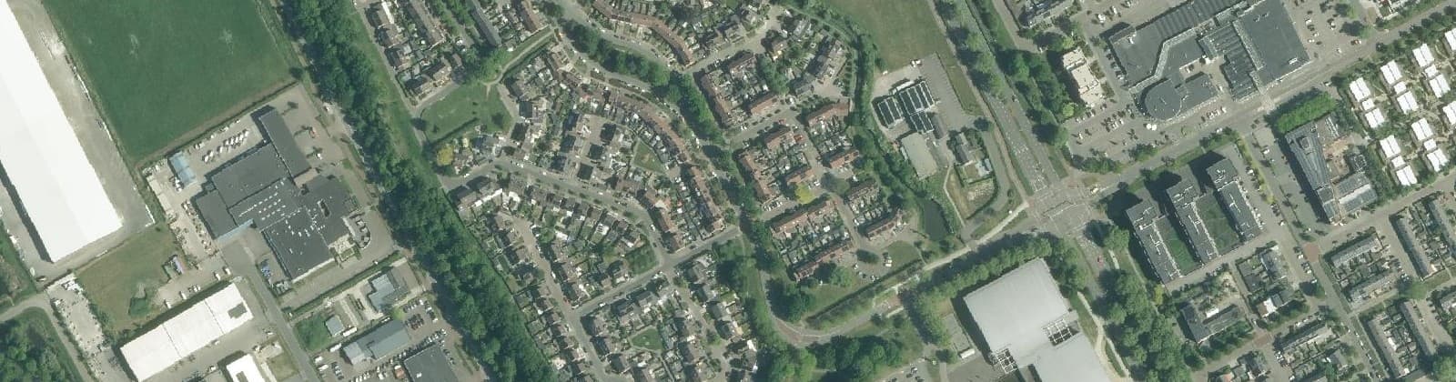 Luchtfoto van Oude Vaart