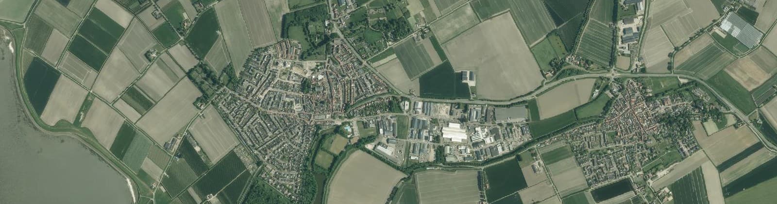 Luchtfoto van Sint-Maartensdijk