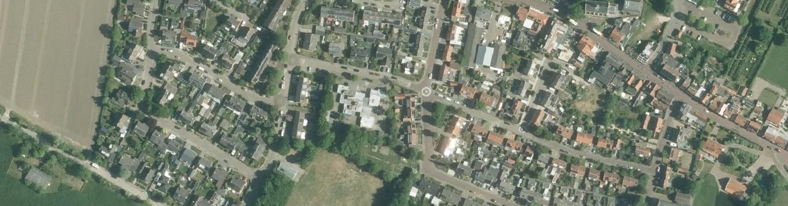 Luchtfoto van Vrouwenpolder