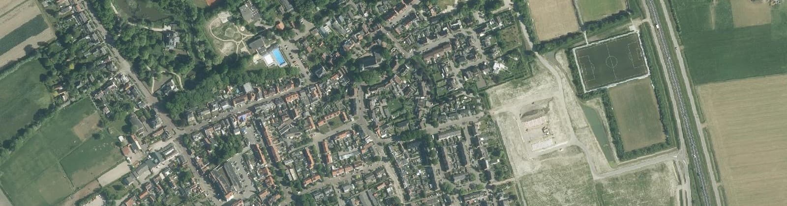 Luchtfoto van Serooskerke