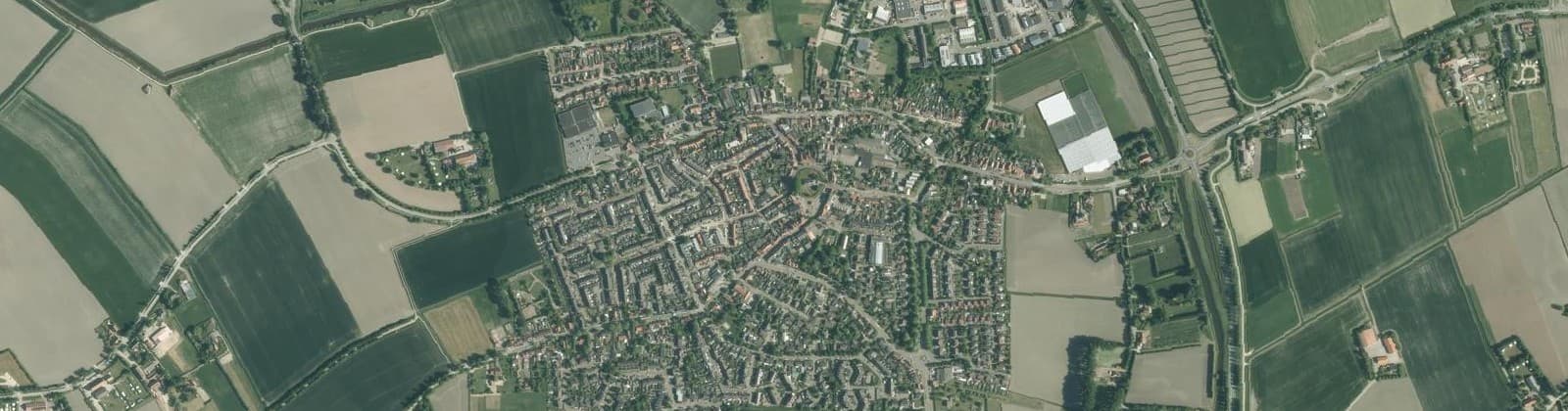 Luchtfoto van Koudekerke
