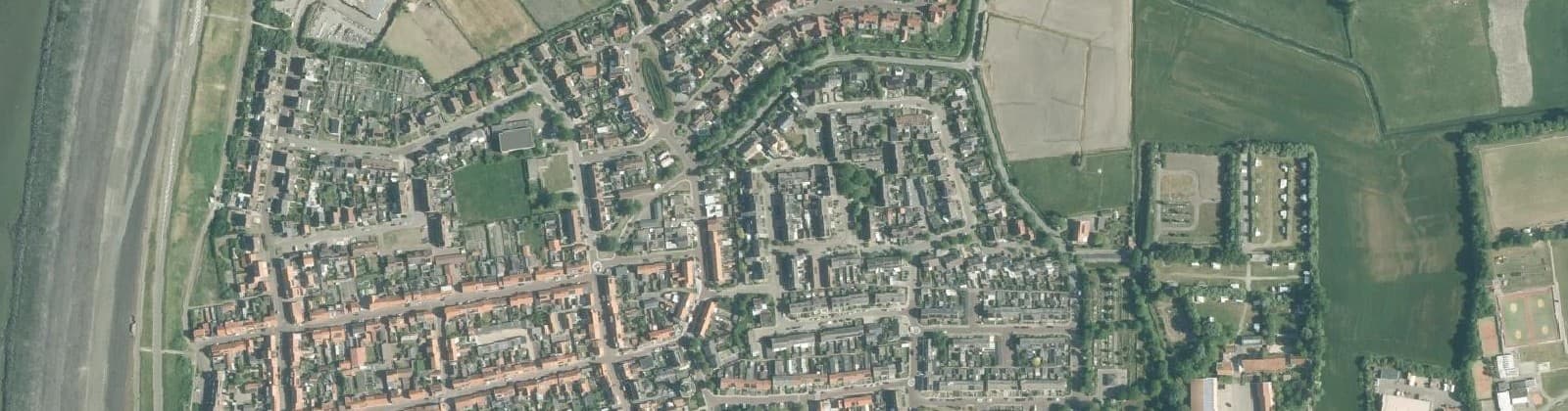 Luchtfoto van Westkapelle