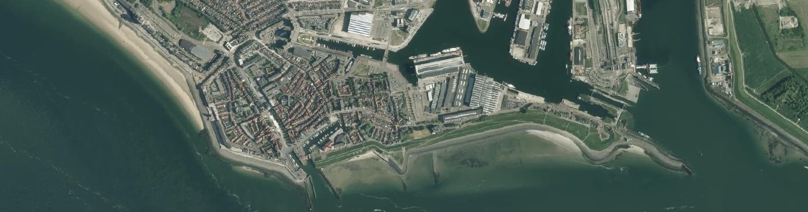 Luchtfoto van Oude Binnenstad