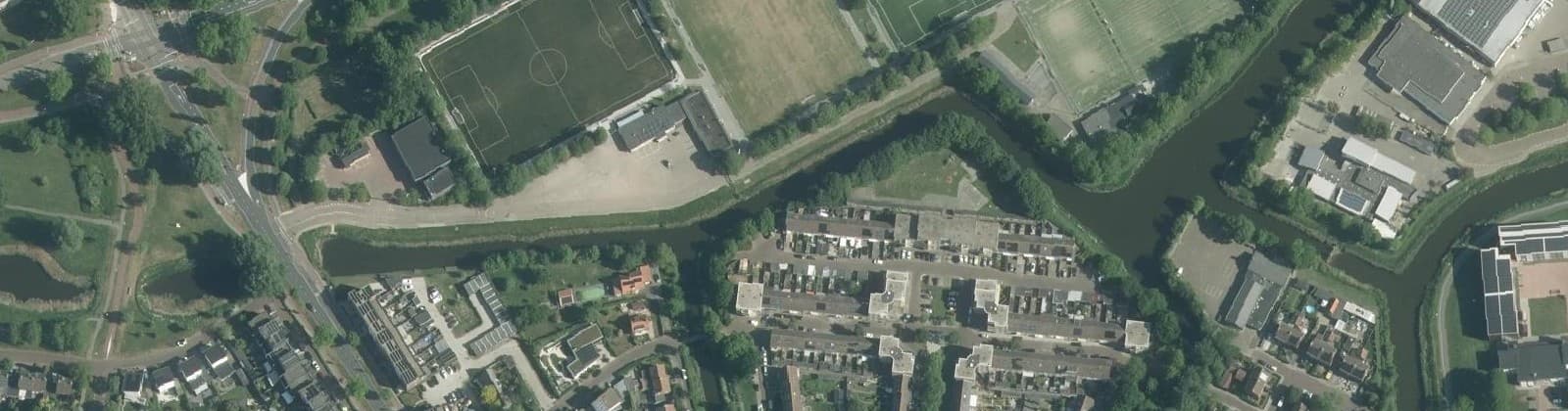 Luchtfoto van Het Fort e.o.