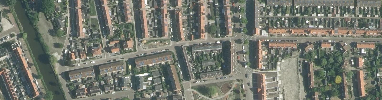 Luchtfoto van Bloemenlaan e.o. West