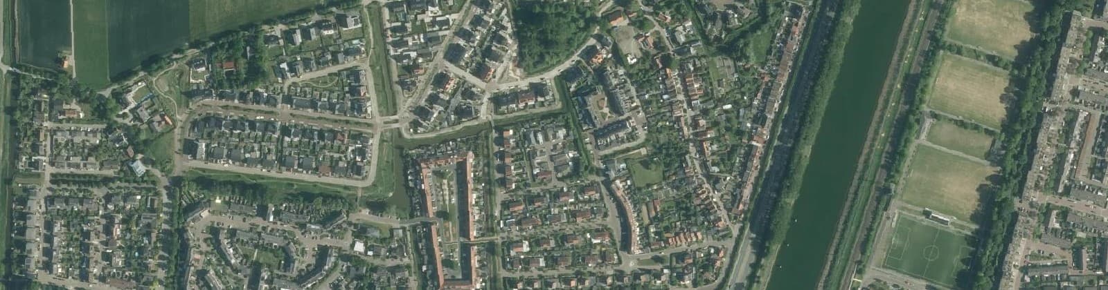 Luchtfoto van West-Souburg