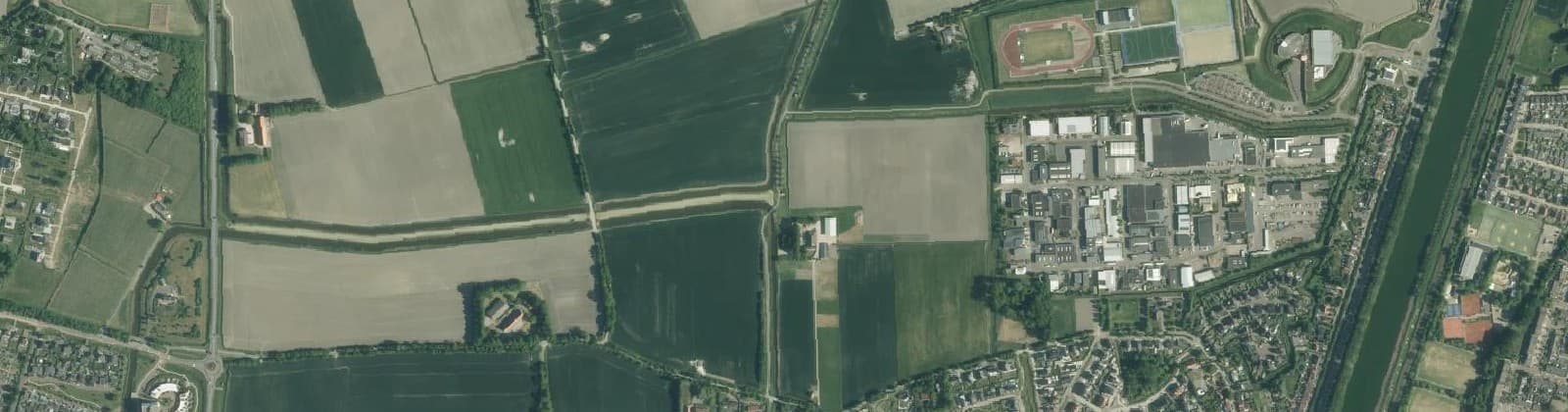 Luchtfoto van Landelijk gebied Lammerenburg