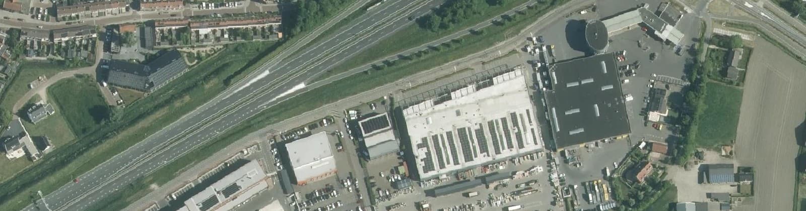 Luchtfoto van Bedrijventerrein Oost-Souburg Oost