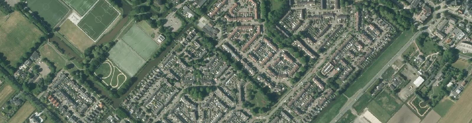 Luchtfoto van Molenland