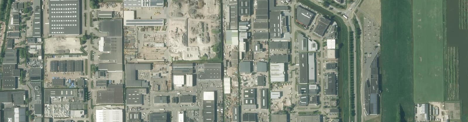Luchtfoto van Bedrijventerrein Mijdrecht