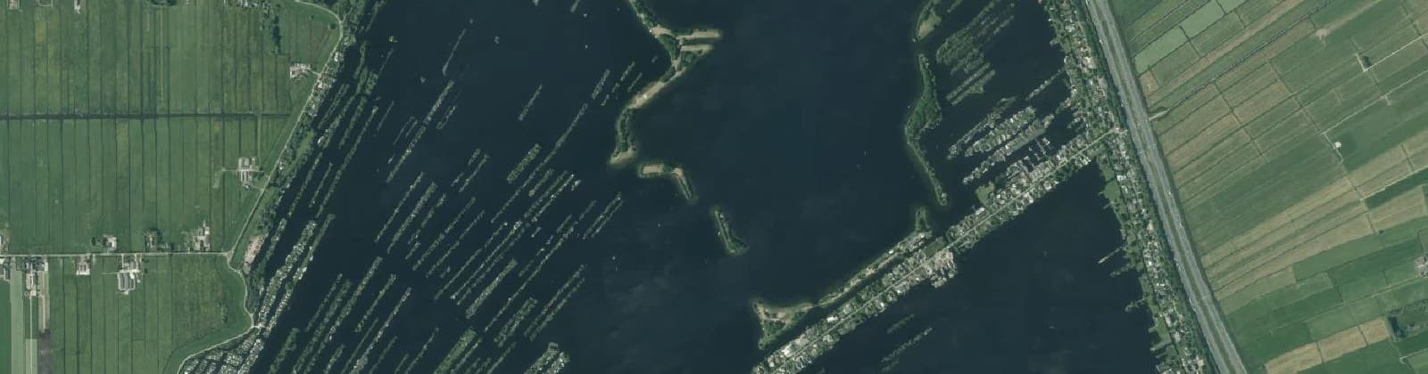 Luchtfoto van Vinkeveen Plassengebied